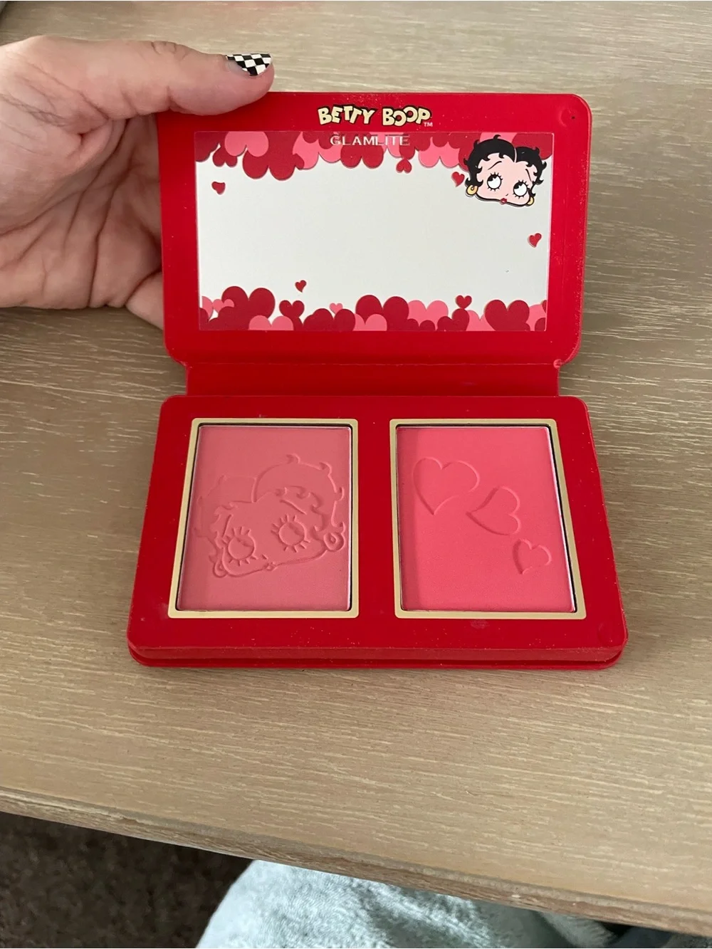 Morphe Cheek Thrills, P. louise powder blush, and Glamlite Blush & Palette